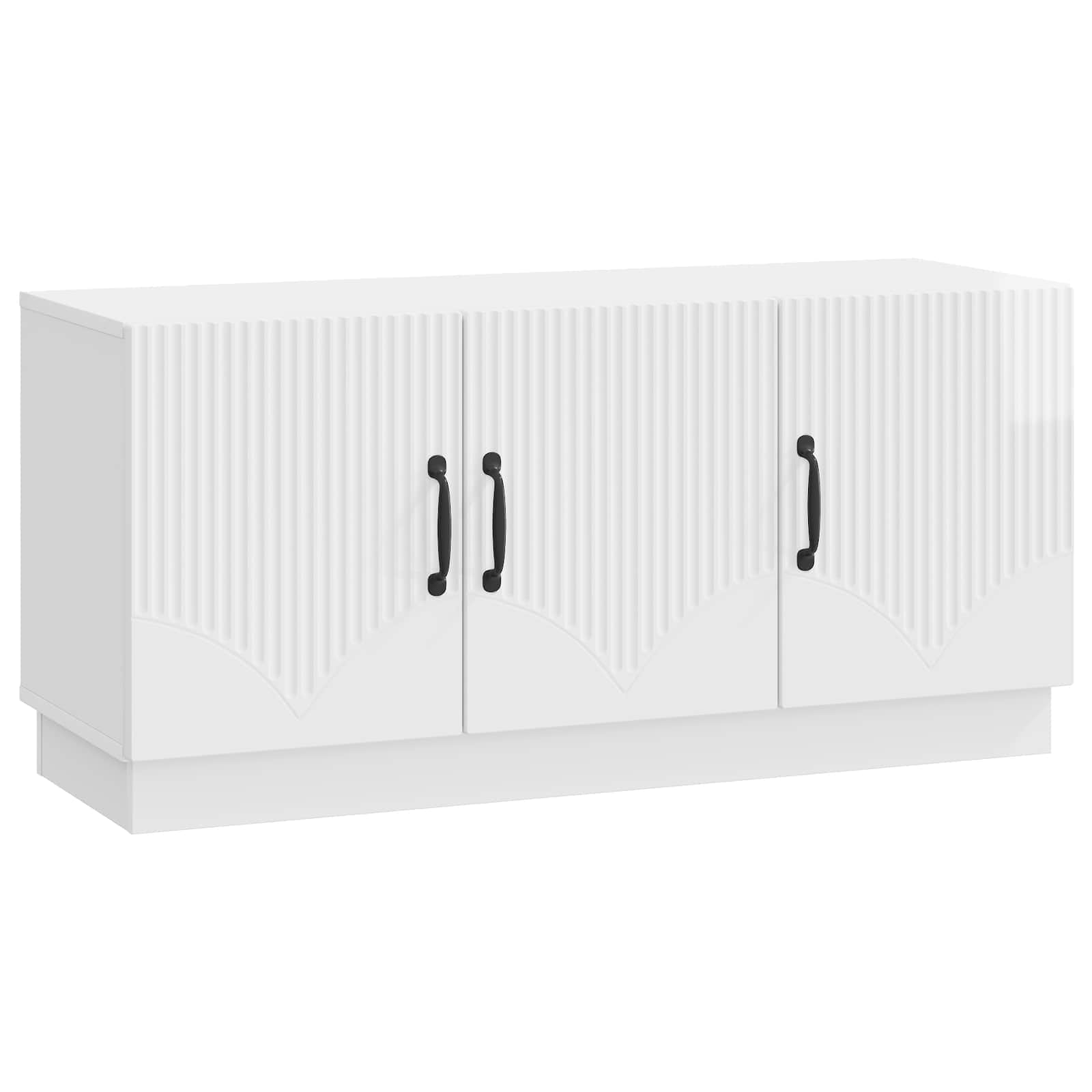 6-Piece TV Cabinet Set High Gloss Engineered Wood