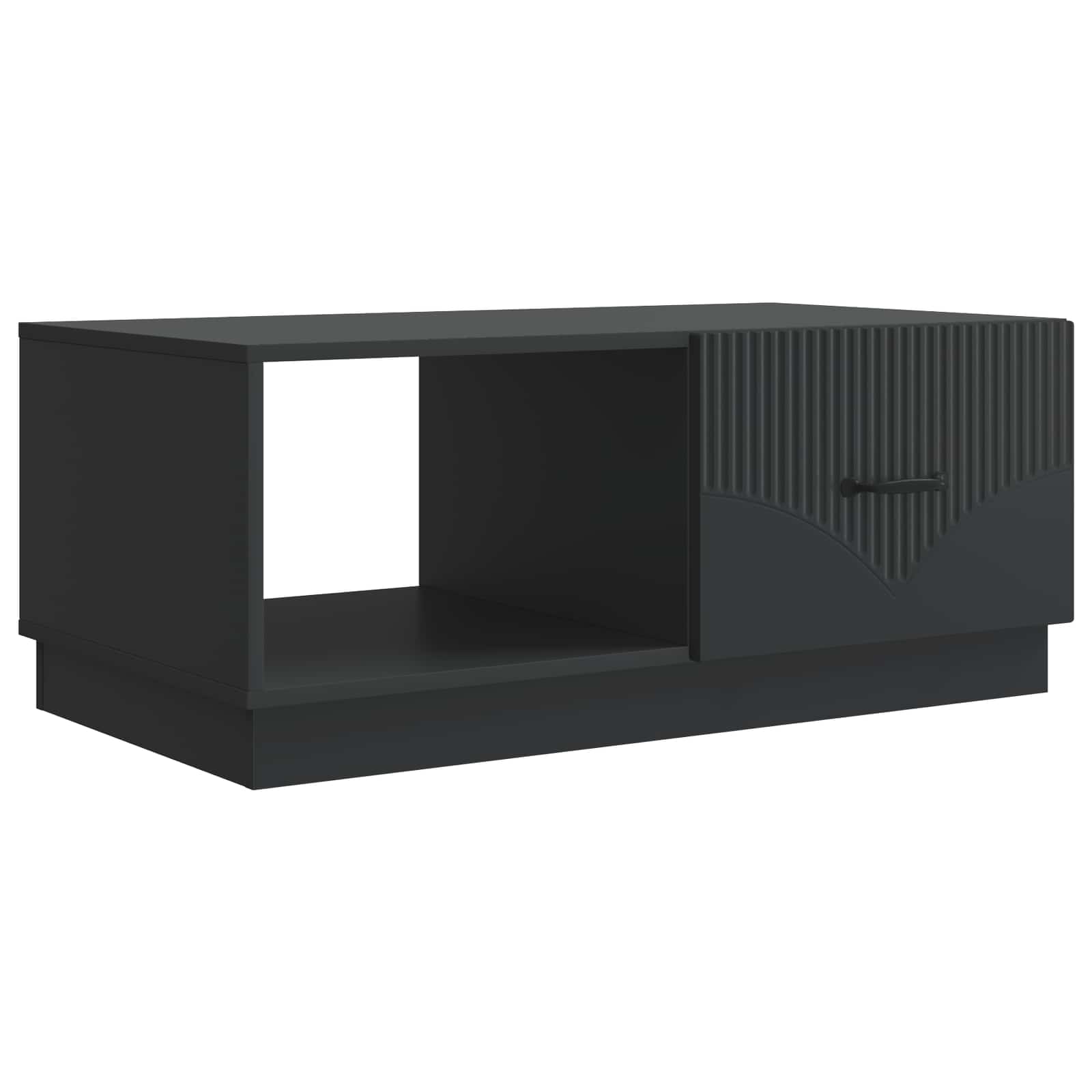 High Gloss Coffee Table 90 x 50 x 37 cm Engineered Wood