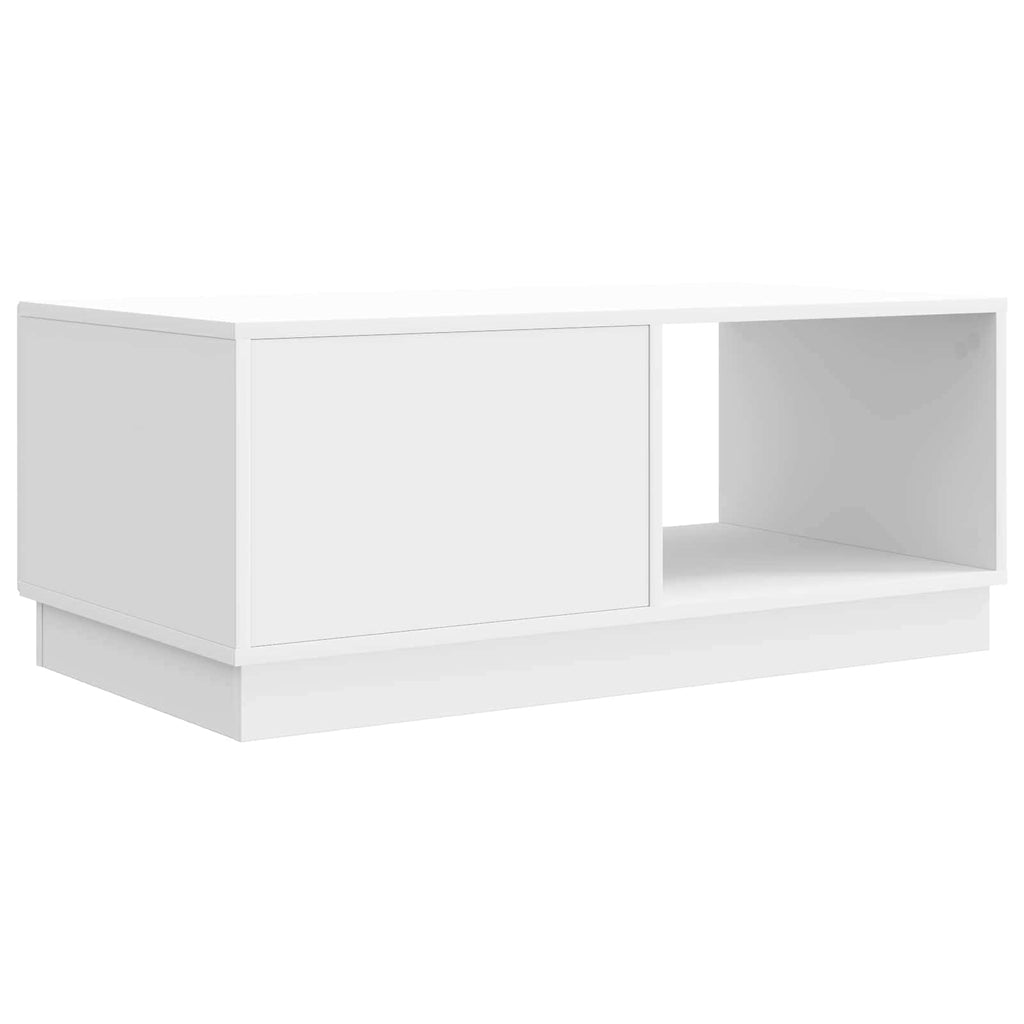 Mesa de Café Brillante 90 x 50 x 37 cm Madera de Ingeniería