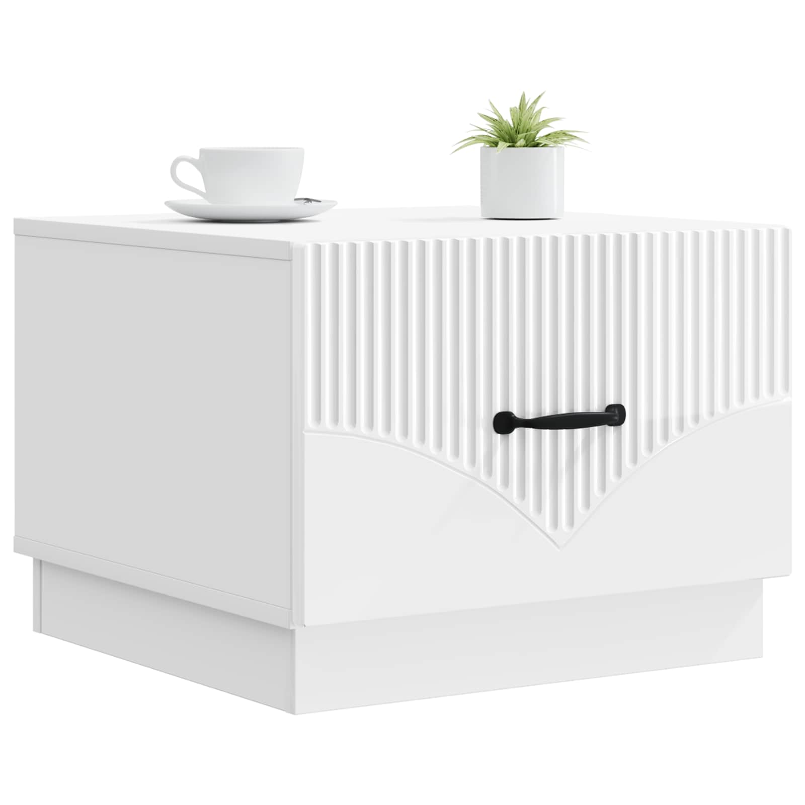 Mesa de Café Brillante 49 x 50 x 37 cm Madera de Ingeniería