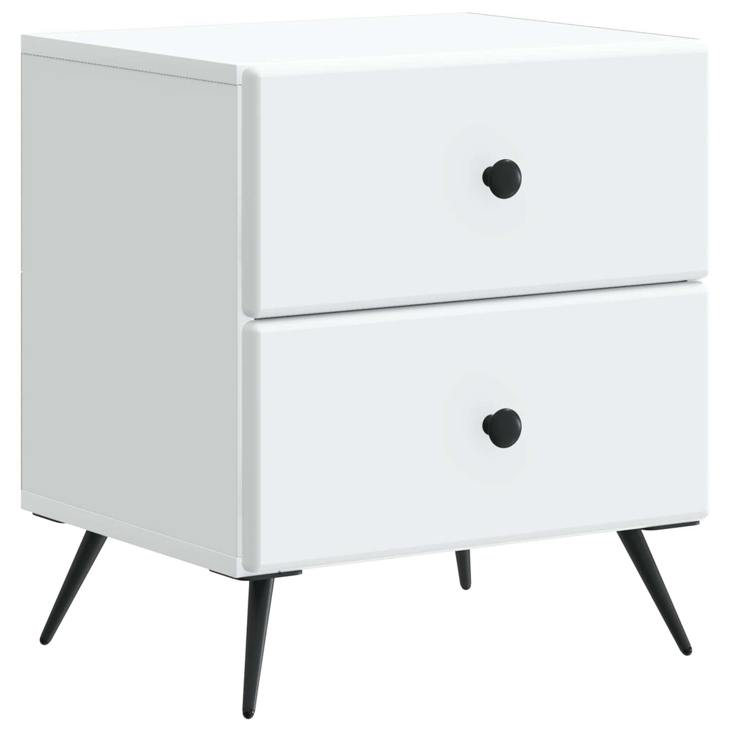 Armario de Noche 2 pcs 43 x 34,5 x 47,5 cm Madera de Ingeniería
