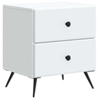 Armario de Noche 2 pcs 43 x 34,5 x 47,5 cm Madera de Ingeniería