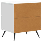 Armario de Noche 2 pcs 43 x 34,5 x 47,5 cm Madera de Ingeniería