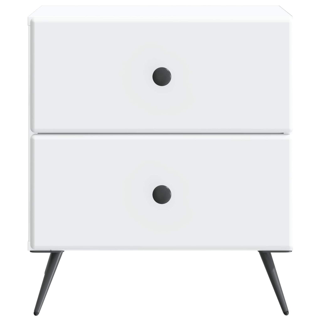 Armario de Noche 2 pcs 43 x 34,5 x 47,5 cm Madera de Ingeniería