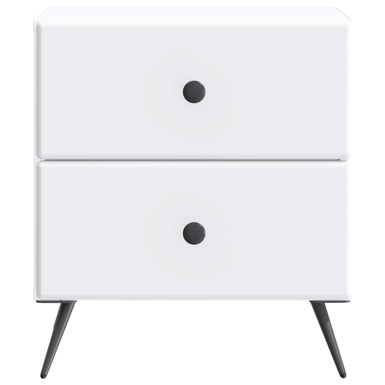 Armario de Noche 2 pcs 43 x 34,5 x 47,5 cm Madera de Ingeniería