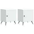 Armario de Noche 2 pcs 43 x 34,5 x 50 cm Madera de Ingeniería