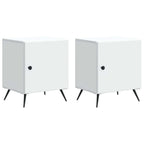 Armario de Noche 2 pcs 43 x 34,5 x 50 cm Madera de Ingeniería