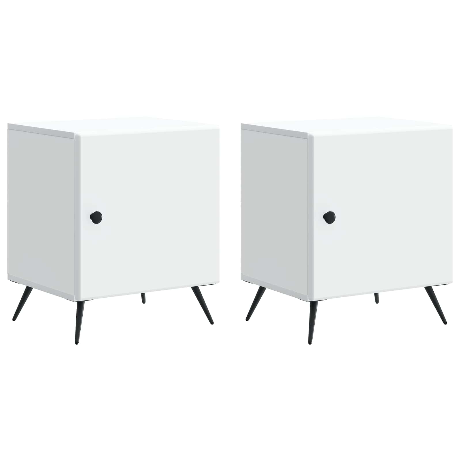 Armario de Noche 2 pcs 43 x 34,5 x 50 cm Madera de Ingeniería