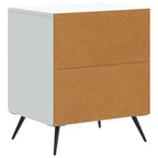Armario de Noche 2 pcs 43 x 34,5 x 50 cm Madera de Ingeniería