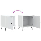 Armario de Noche 2 pcs 43 x 34,5 x 50 cm Madera de Ingeniería