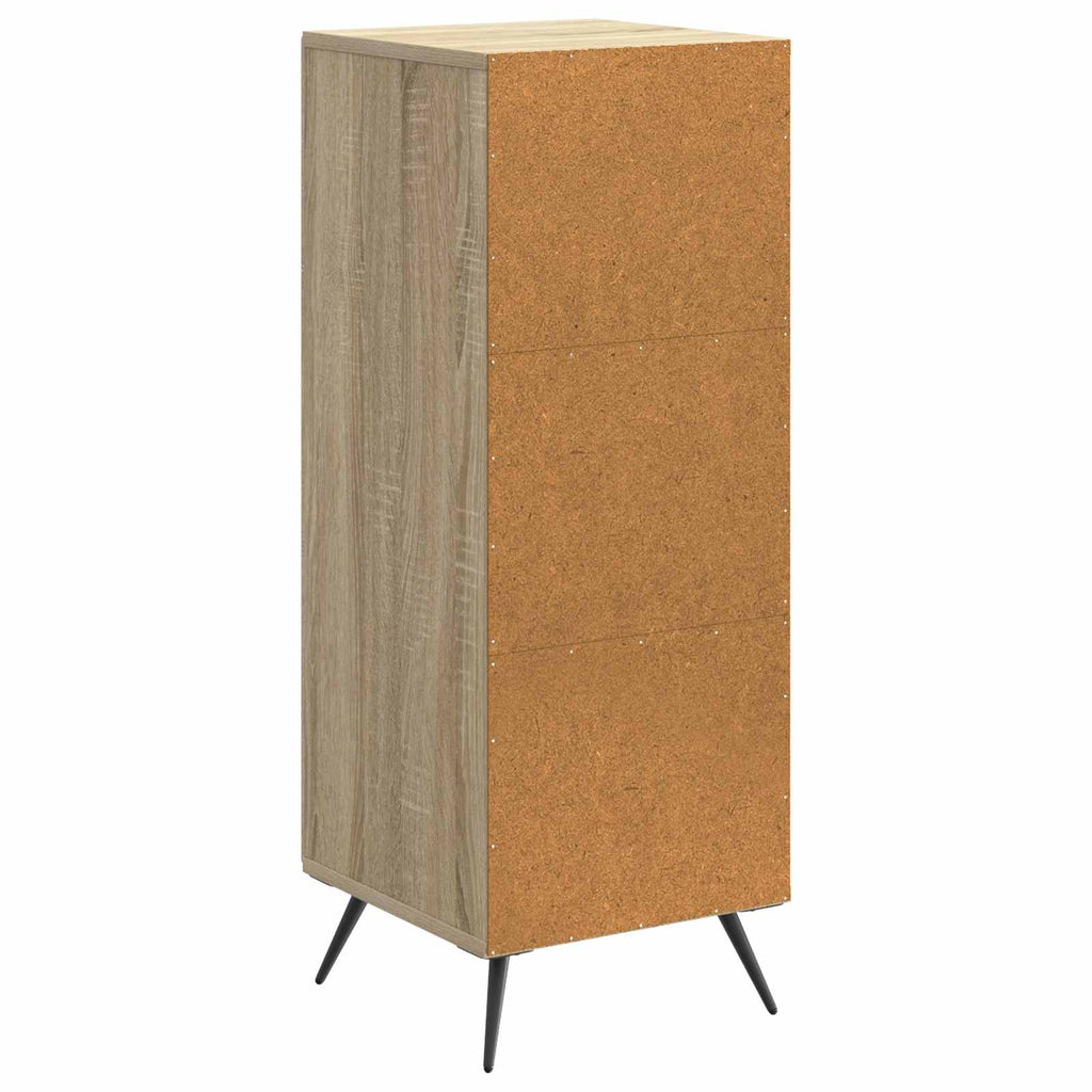 Aparador Roble Sonoma 33 x 34,5 x 90 cm Madera de Ingeniería