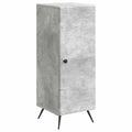 Aparador Gris Hormigón 33 x 34,5 x 90 cm Madera de Ingeniería