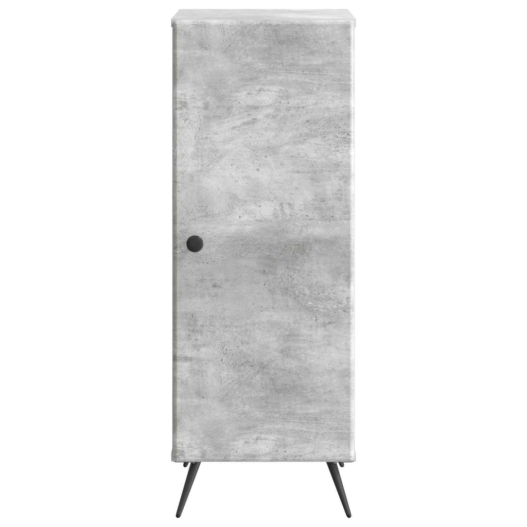 Aparador Gris Hormigón 33 x 34,5 x 90 cm Madera de Ingeniería