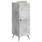 Aparador Gris Hormigón 33 x 34,5 x 90 cm Madera de Ingeniería