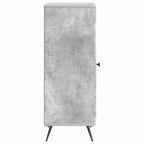 Aparador Gris Hormigón 33 x 34,5 x 90 cm Madera de Ingeniería