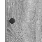 Aparador Gris Sonoma 33 x 34,5 x 90 cm Madera de Ingeniería