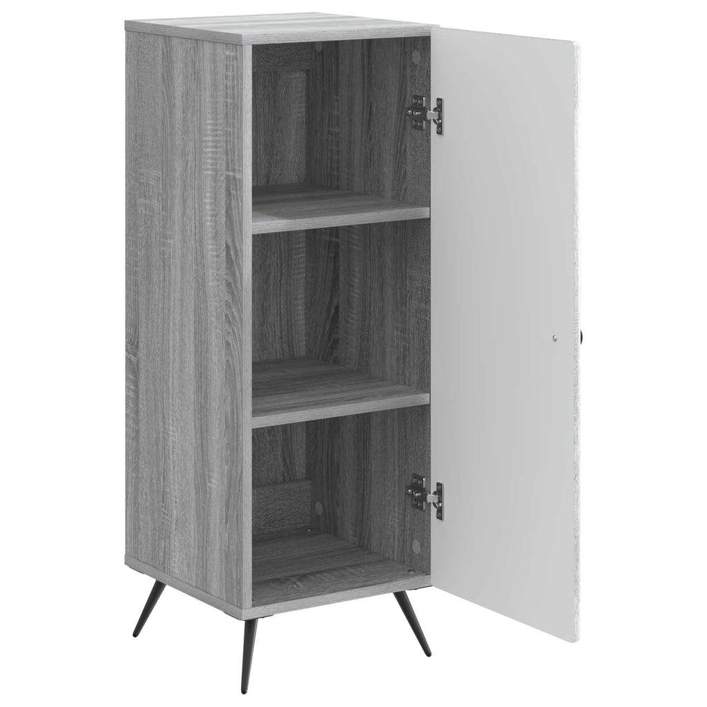 Aparador Gris Sonoma 33 x 34,5 x 90 cm Madera de Ingeniería