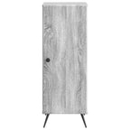 Aparador Gris Sonoma 33 x 34,5 x 90 cm Madera de Ingeniería