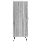 Aparador Gris Sonoma 33 x 34,5 x 90 cm Madera de Ingeniería