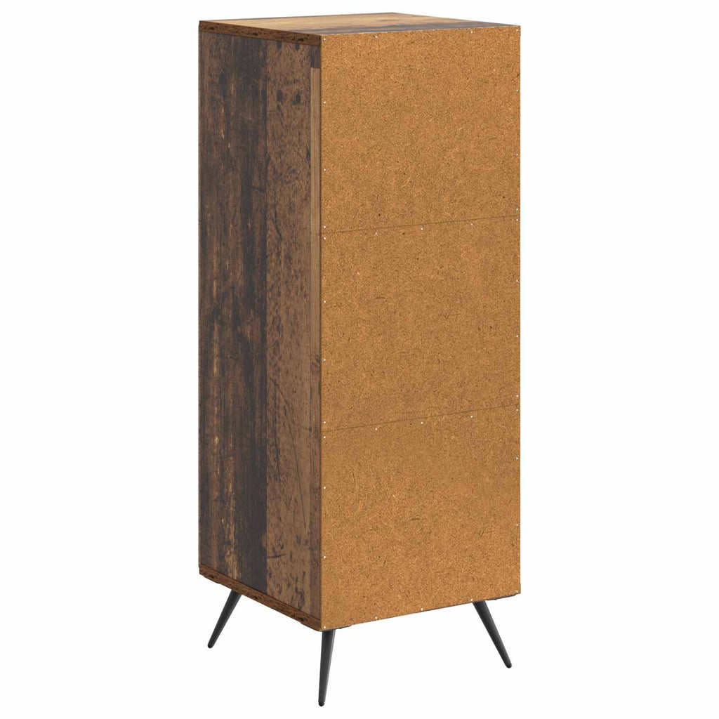 Aparador Madera envejecida 33 x 34,5 x 90 cm