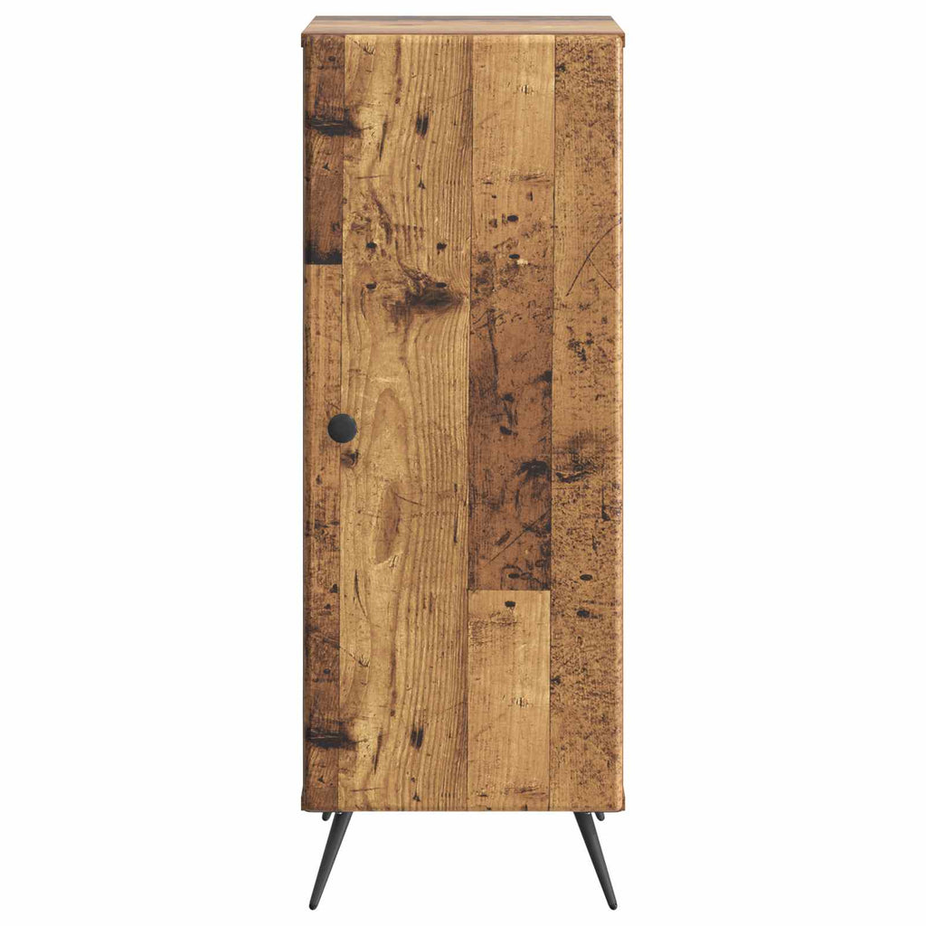Aparador Madera envejecida 33 x 34,5 x 90 cm