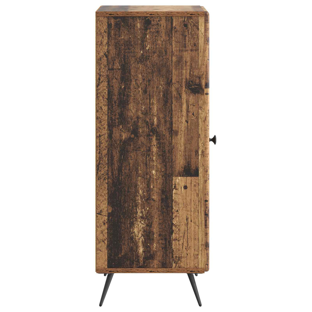 Aparador Madera envejecida 33 x 34,5 x 90 cm