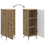 Aparador Roble Artesanal 33 x 34,5 x 90 cm Madera de Ingeniería