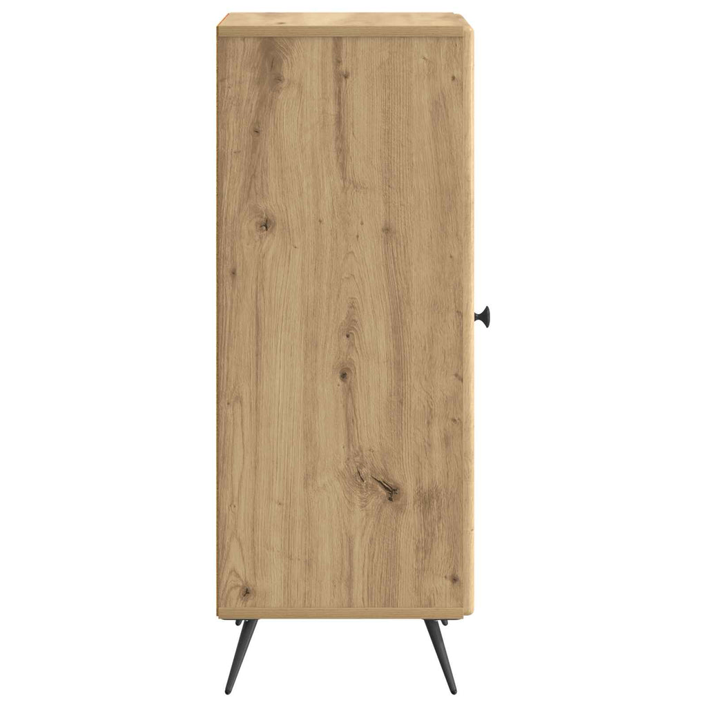 Aparador Roble Artesanal 33 x 34,5 x 90 cm Madera de Ingeniería