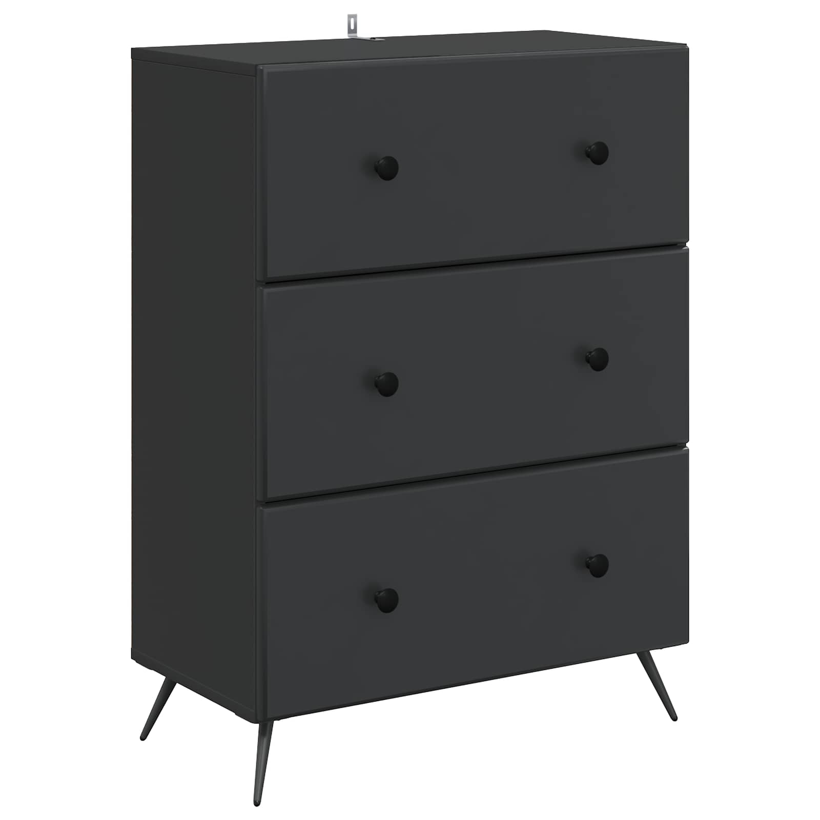 Shiny Chest of Drawers 66 x 34.5 x 90 cm Engineered Wood