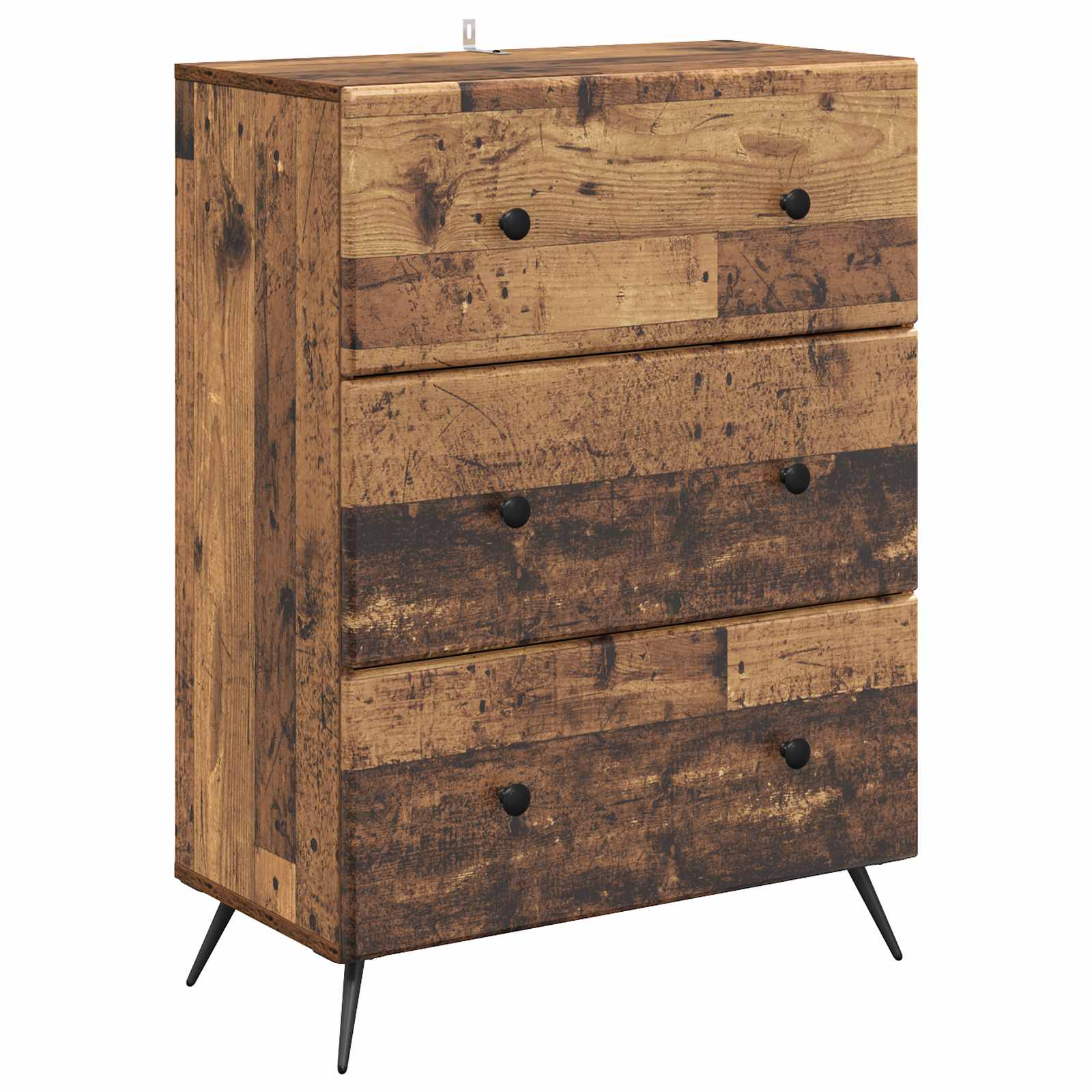 Shiny Chest of Drawers 66 x 34.5 x 90 cm Engineered Wood