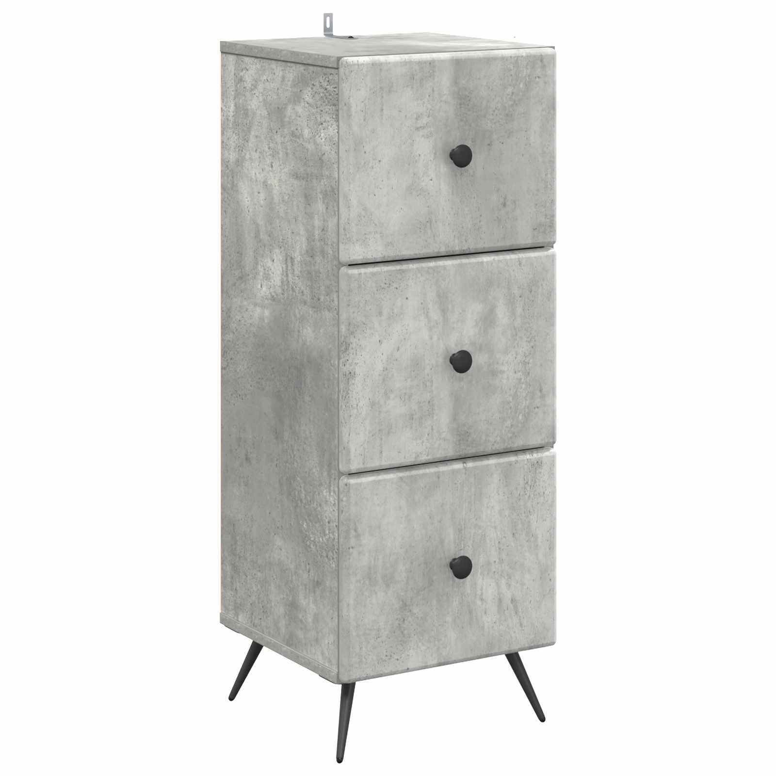 Cajonera Brillante 33 x 34,5 x 90 cm Madera de Ingeniería
