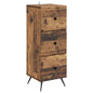Cajonera Brillante 33 x 34,5 x 90 cm Madera de Ingeniería