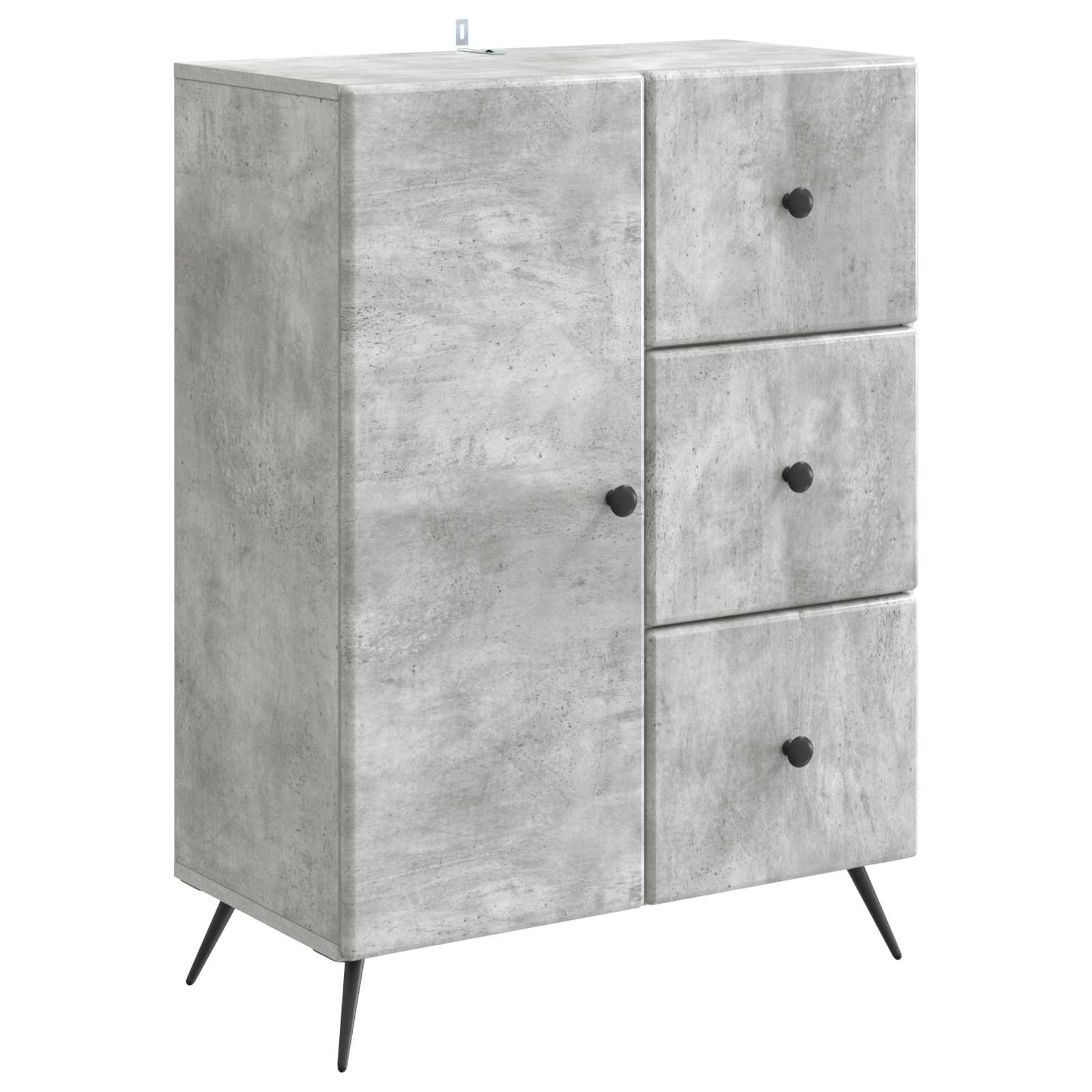 Aparador Brillante 66 x 34,5 x 90 cm Madera de Ingeniería