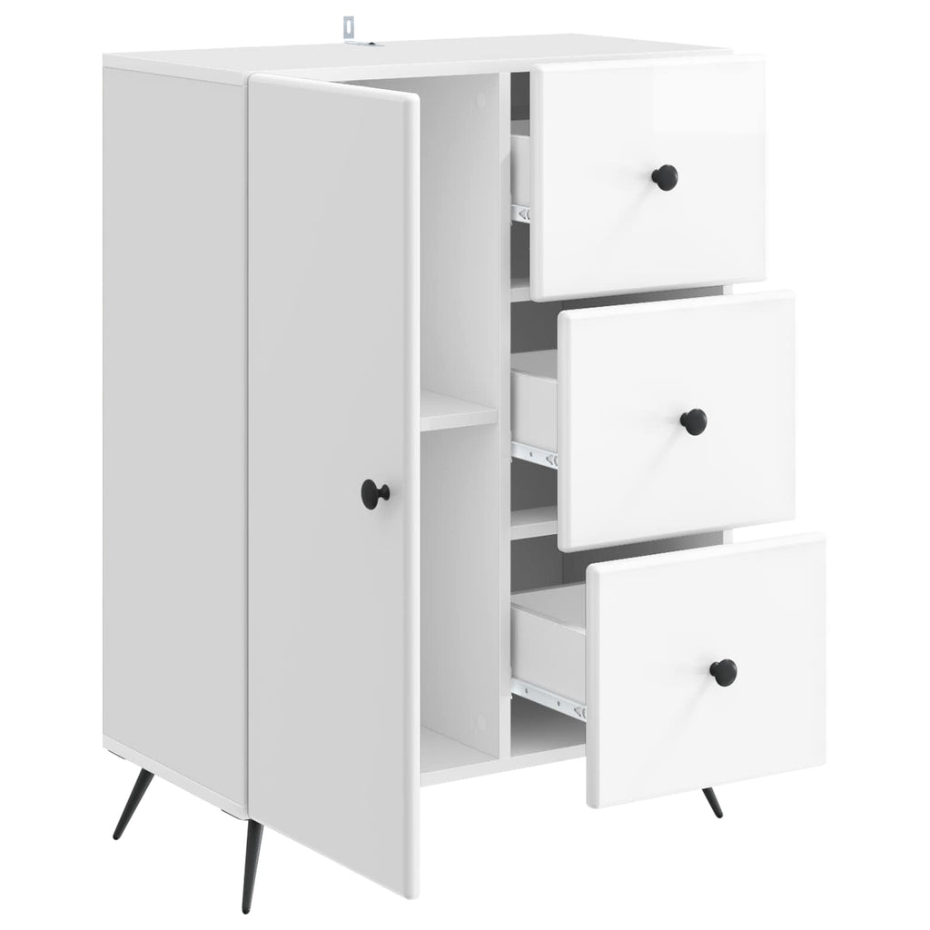 Aparador Brillante 66 x 34,5 x 90 cm Madera de Ingeniería
