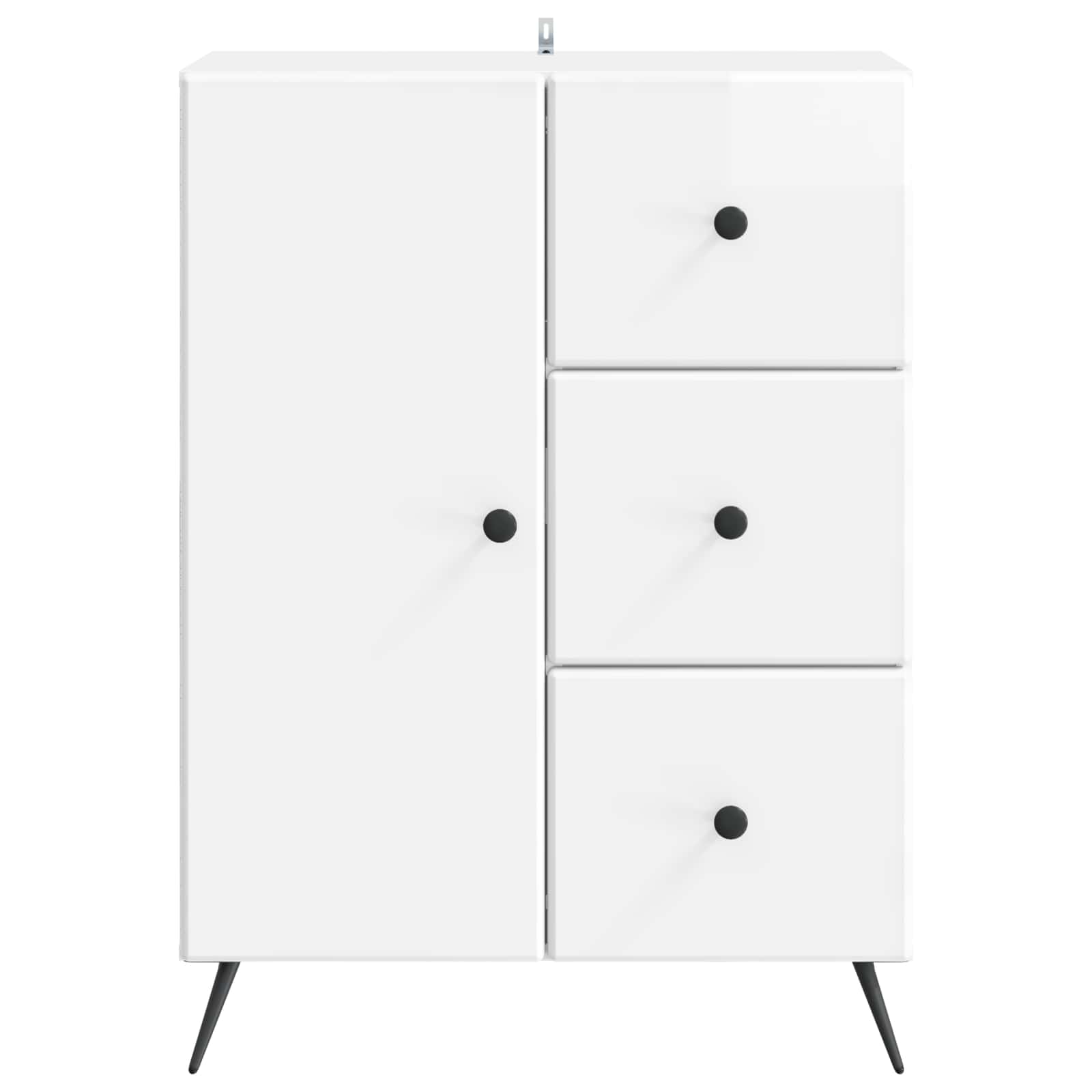 Aparador Brillante 66 x 34,5 x 90 cm Madera de Ingeniería