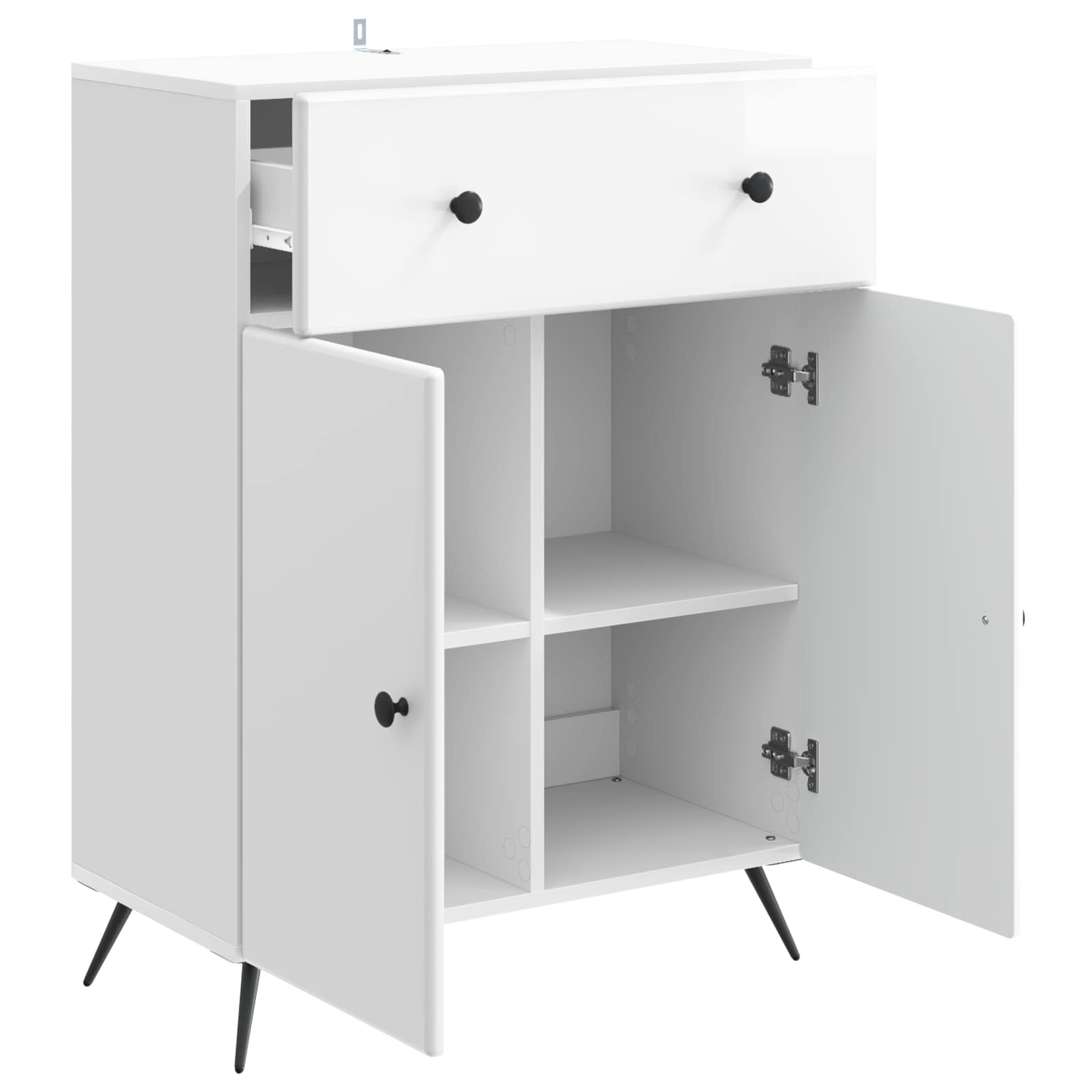 Aparador Brillante 66 x 34,5 x 90 cm Madera de Ingeniería