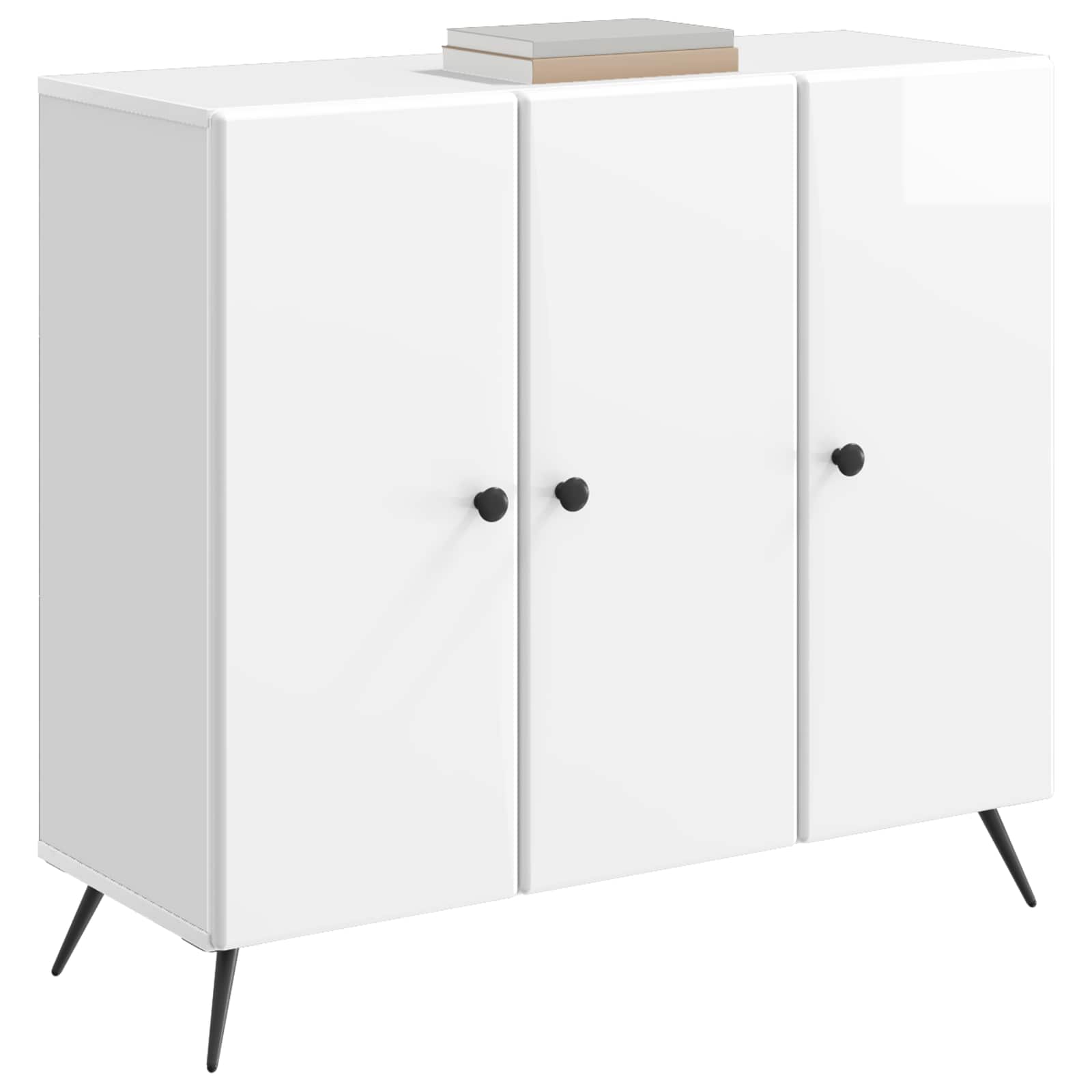 Aparador Brillante 89 x 34,5 x 80 cm Madera de Ingeniería
