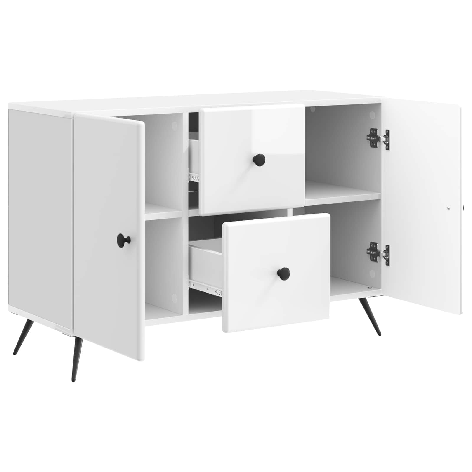 Aparador Brillante 89 x 34,5 x 60 cm Madera de Ingeniería
