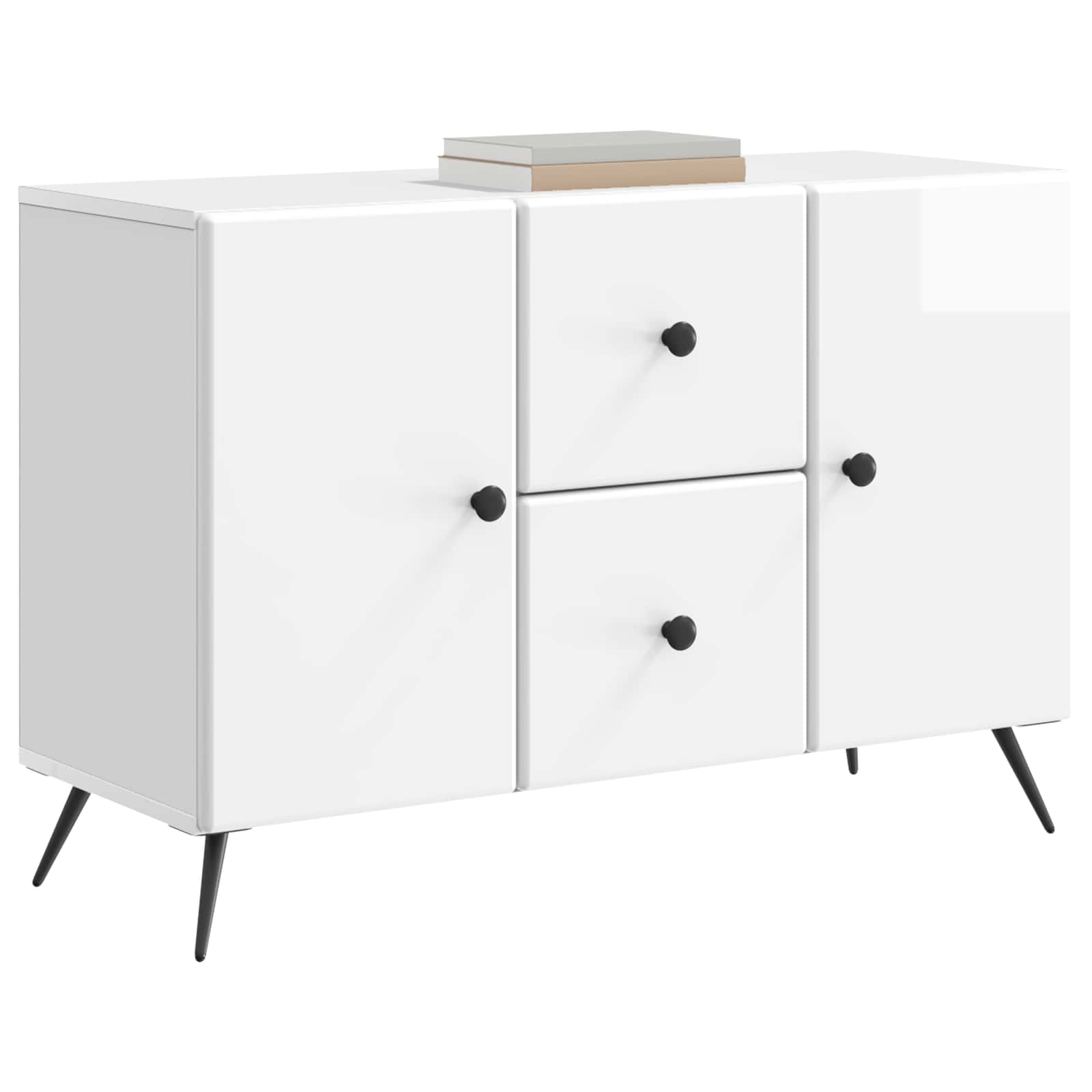 Aparador Brillante 89 x 34,5 x 60 cm Madera de Ingeniería