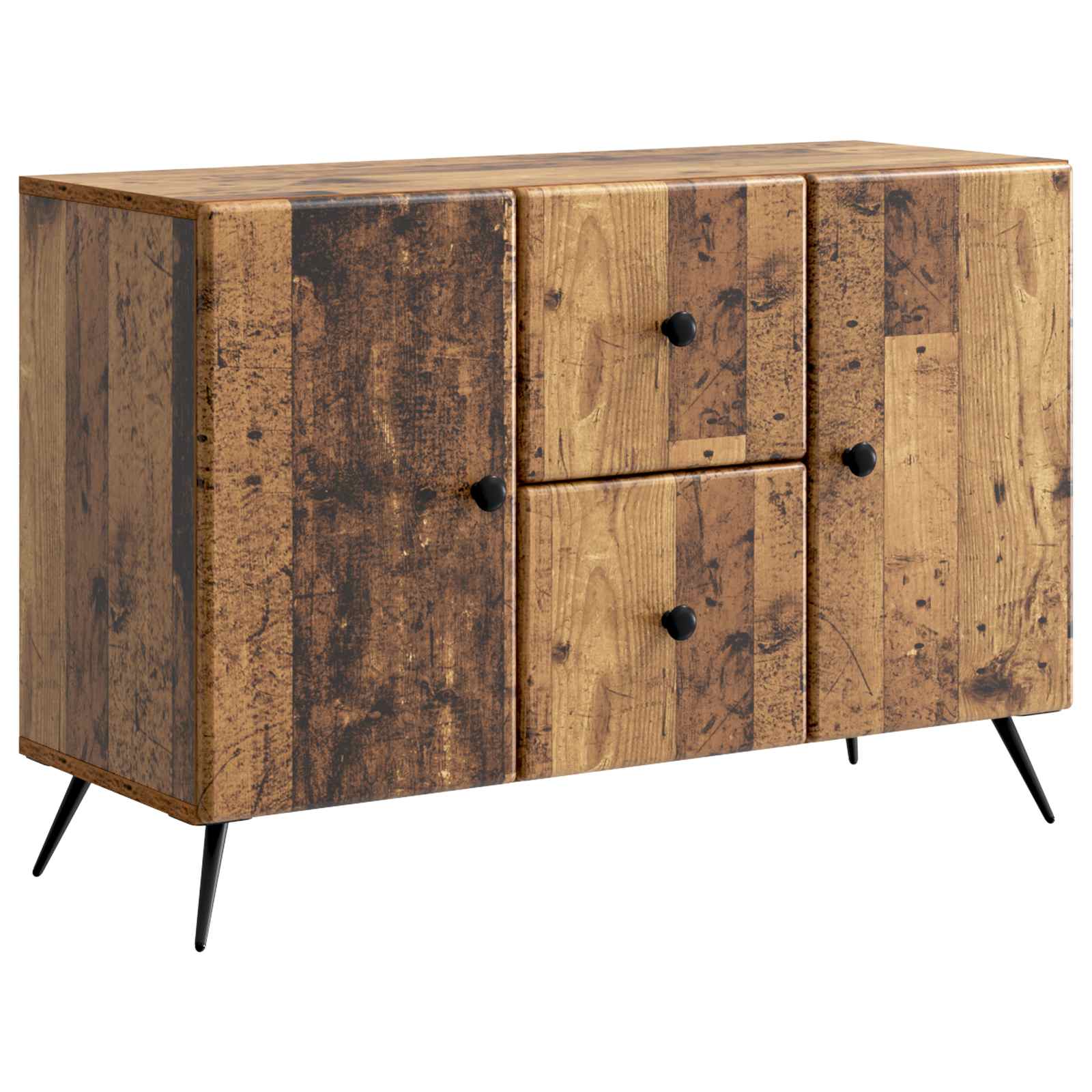 High Gloss Sideboard 89 x 34.5 x 60 cm Engineered Wood