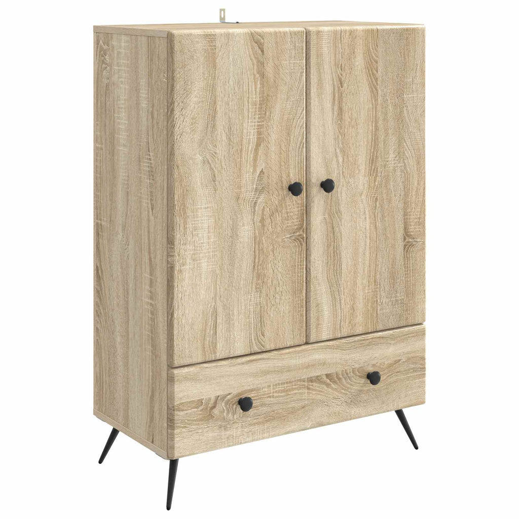 Aparador Roble Sonoma 66 x 34,5 x 95 cm Madera de Ingeniería