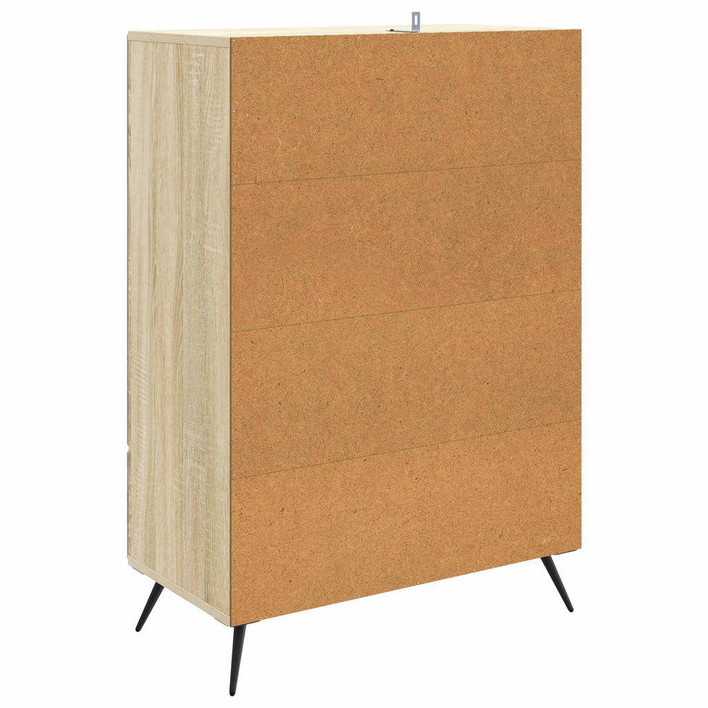 Aparador Roble Sonoma 66 x 34,5 x 95 cm Madera de Ingeniería