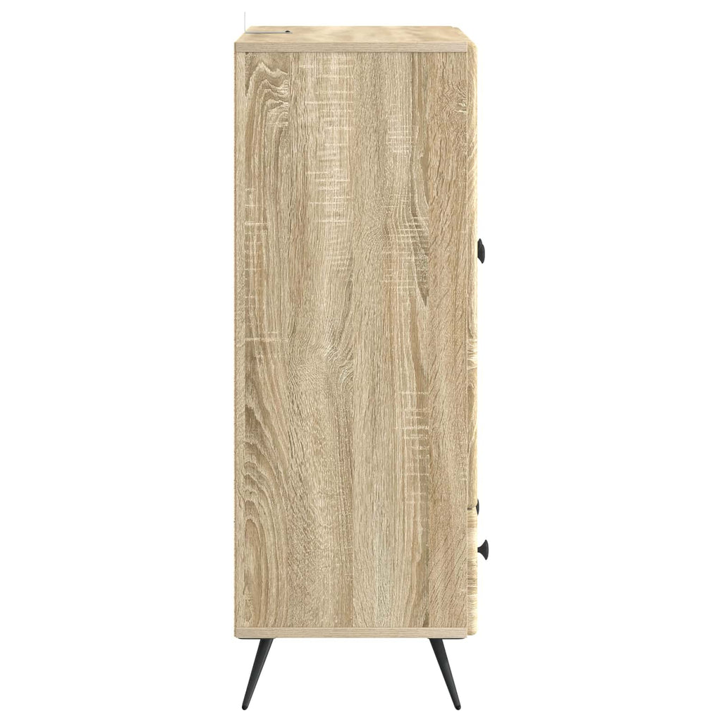Aparador Roble Sonoma 66 x 34,5 x 95 cm Madera de Ingeniería