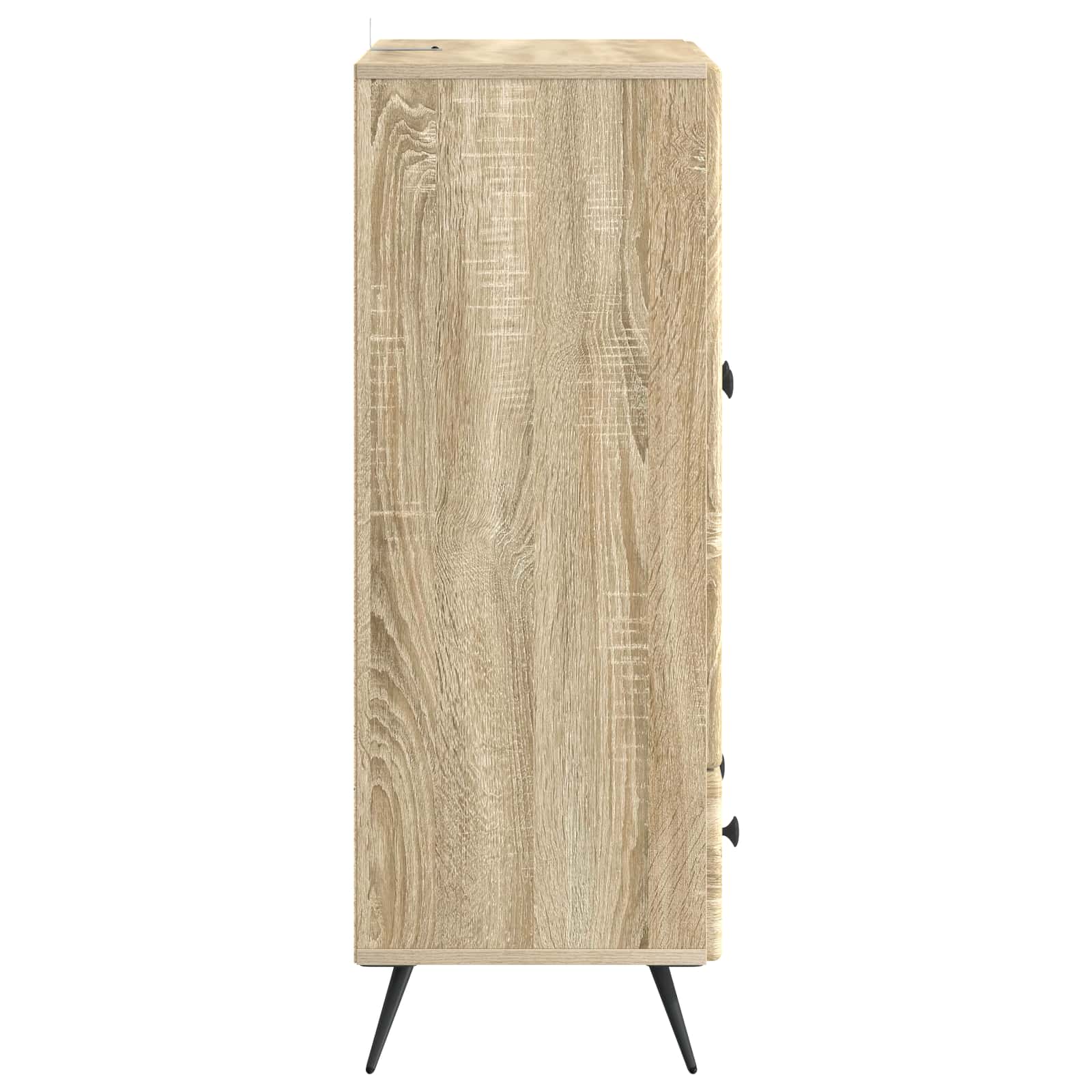 Aparador Roble Sonoma 66 x 34,5 x 95 cm Madera de Ingeniería