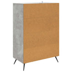 Aparador Gris Hormigón 66 x 34,5 x 95 cm Madera de Ingeniería