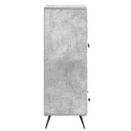 Aparador Gris Hormigón 66 x 34,5 x 95 cm Madera de Ingeniería