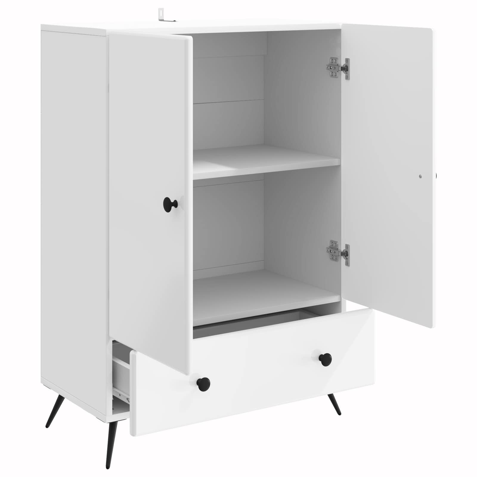 Aparador Brillante 66 x 34,5 x 95 cm Madera de Ingeniería