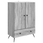 Aparador Gris Sonoma 66 x 34,5 x 95 cm Madera de Ingeniería