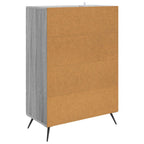 Aparador Gris Sonoma 66 x 34,5 x 95 cm Madera de Ingeniería