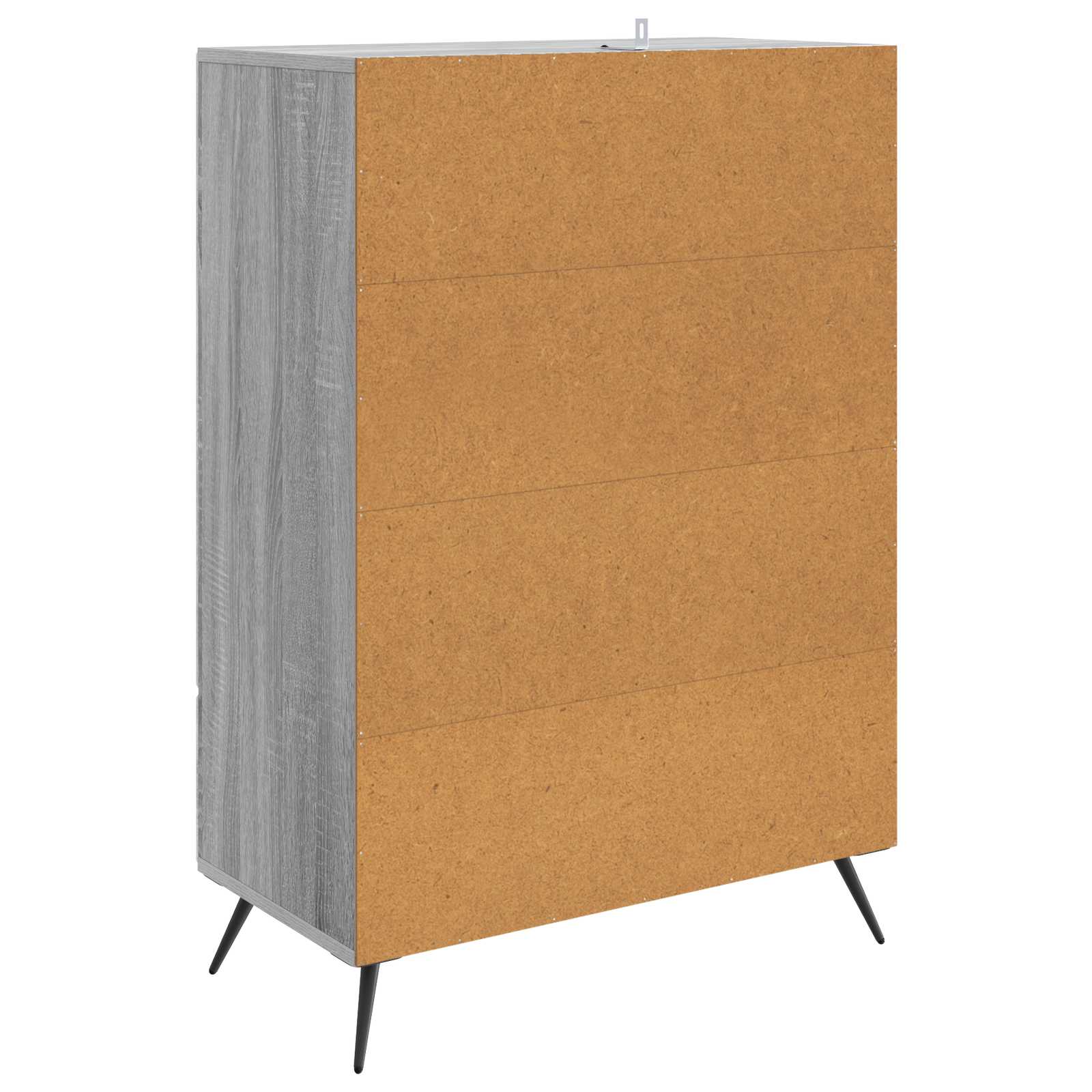 Aparador Gris Sonoma 66 x 34,5 x 95 cm Madera de Ingeniería